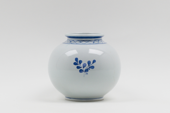 Aluminia Tranquebar Blå Vase nr. 1163